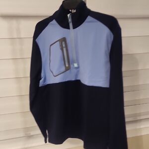 RALPH LAUREN Long Sleeve Pullover Golf Shirt Size M $148